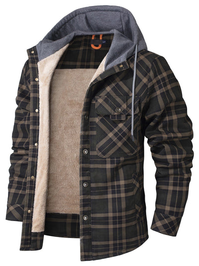 Haiden | Hooded Flannel Jacket