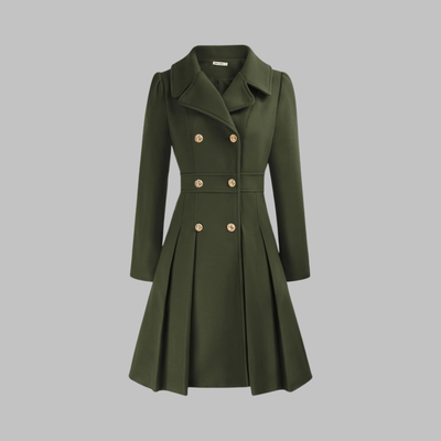 DAMI™ - Classy Double Button Long Sleeve Coat