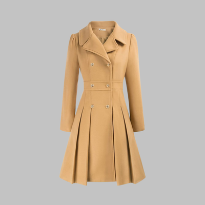 DAMI™ - Classy Double Button Long Sleeve Coat