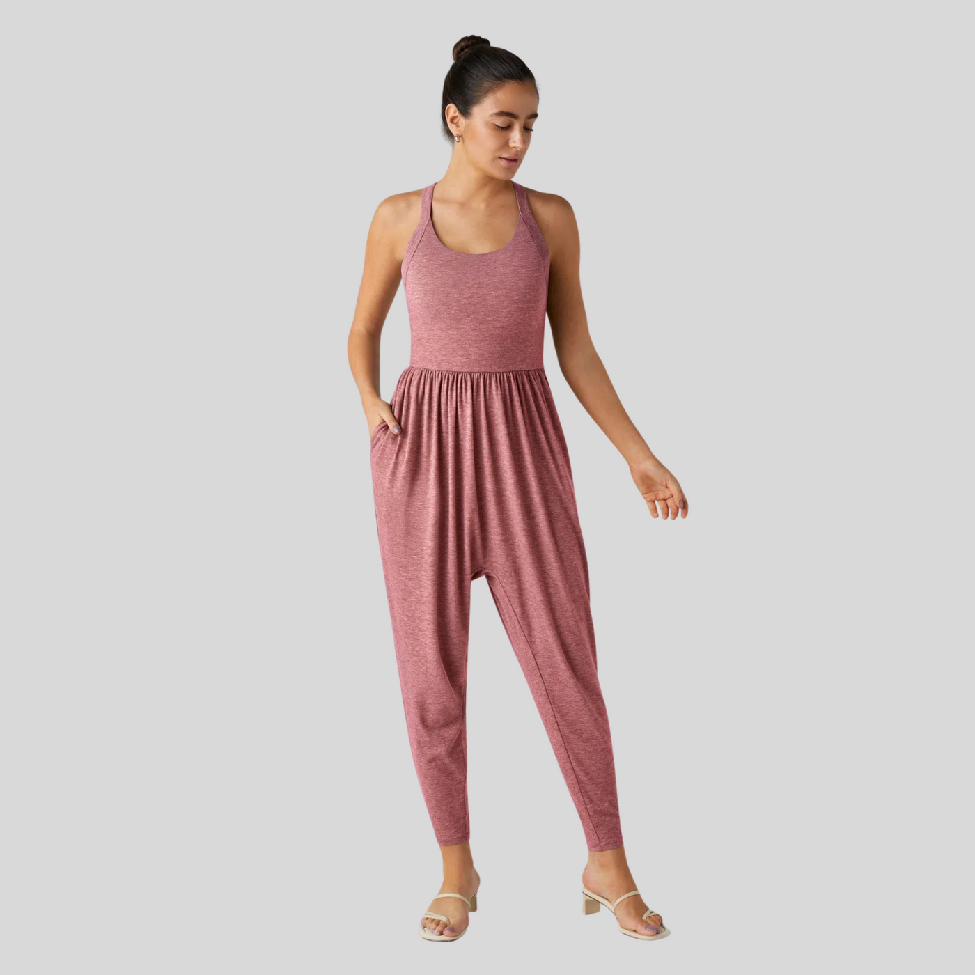 DAYEA™ – Comfy Backless U-Neck Lounge Jumpsuit
