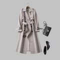 TIA™ - Elegant Knee-Length Loose Fit Coat