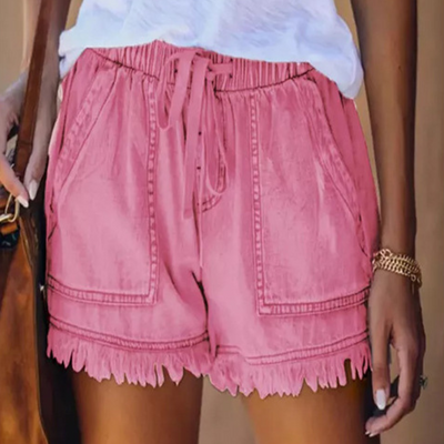 IMELDA™ – Casual Soft Waist-Tie Loose Fit Shorts