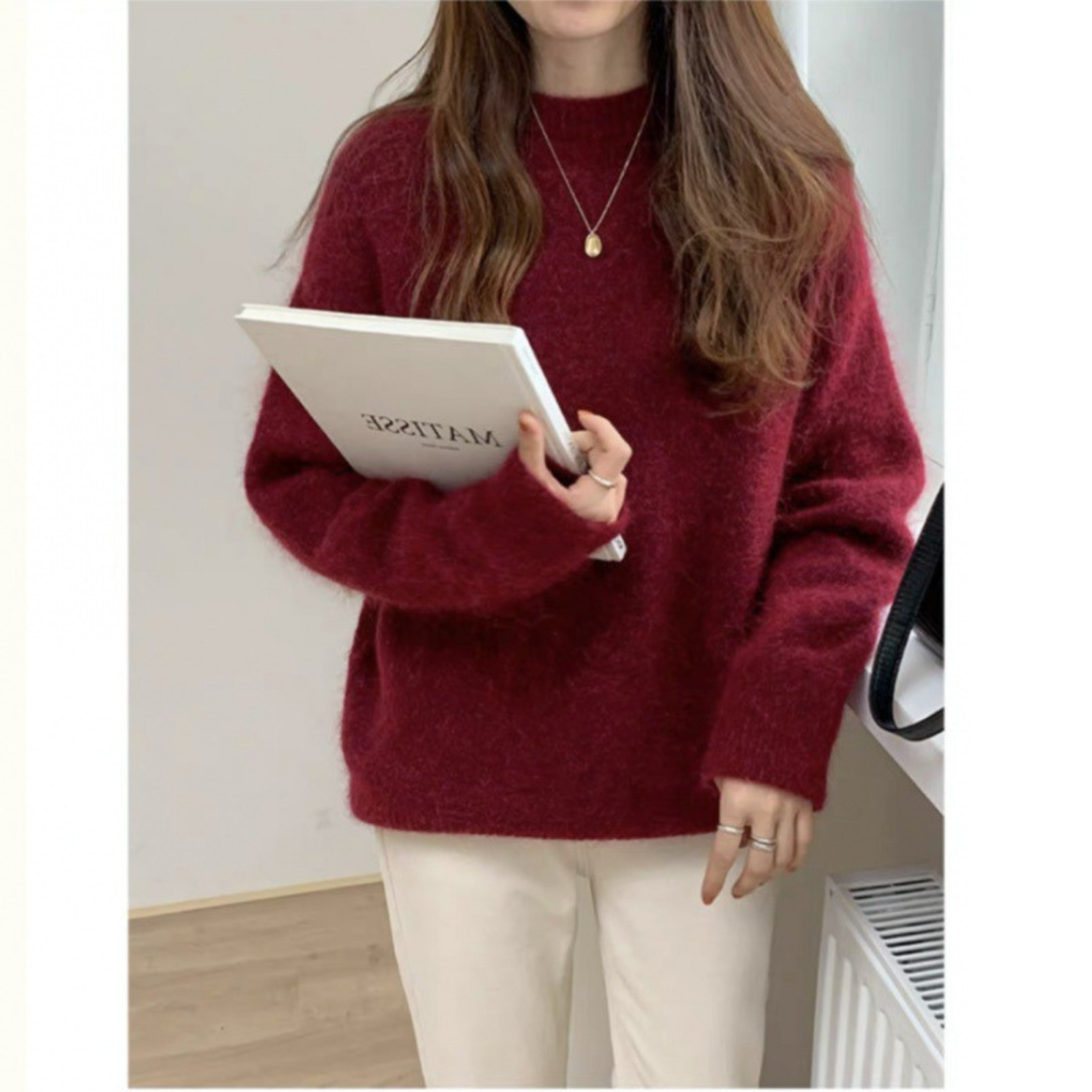 MIRIELLE™ - Comfy Long Sleeve Round Neck Sweater
