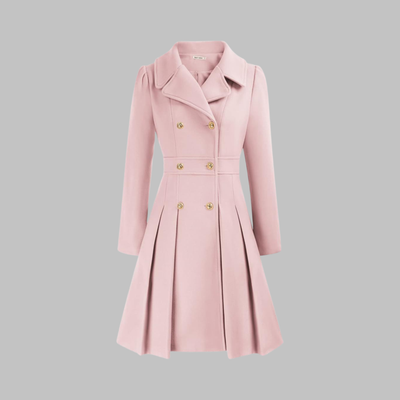 DAMI™ - Classy Double Button Long Sleeve Coat