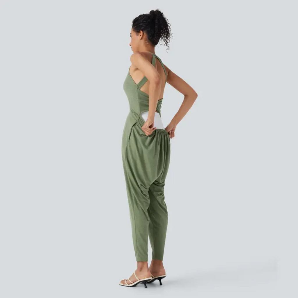 DAYEA™ – Comfy Backless U-Neck Lounge Jumpsuit