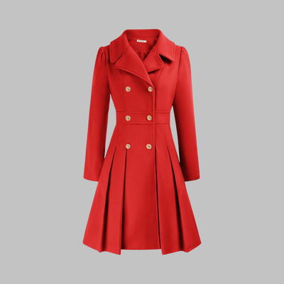 DAMI™ - Classy Double Button Long Sleeve Coat