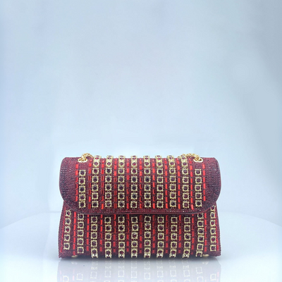 LAVIERA™ - Chic Chain Colored Diamond Shoulder Bag