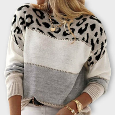 Comfortable Lion Design Sweater