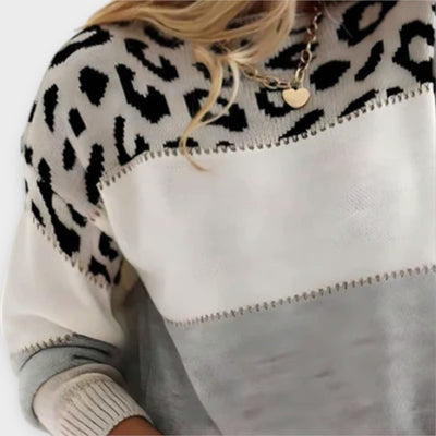 Comfortable Lion Design Sweater