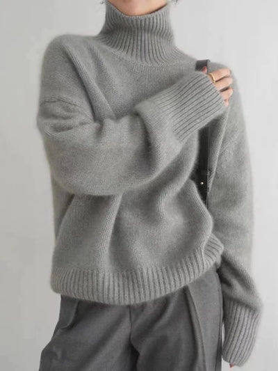 Larie | High Neck Cashmere Sweater