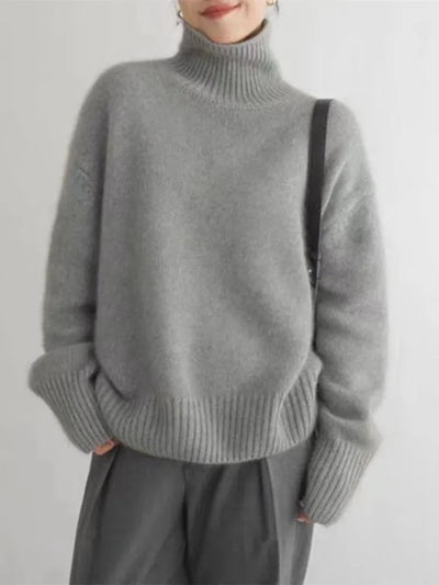 Larie | High Neck Cashmere Sweater