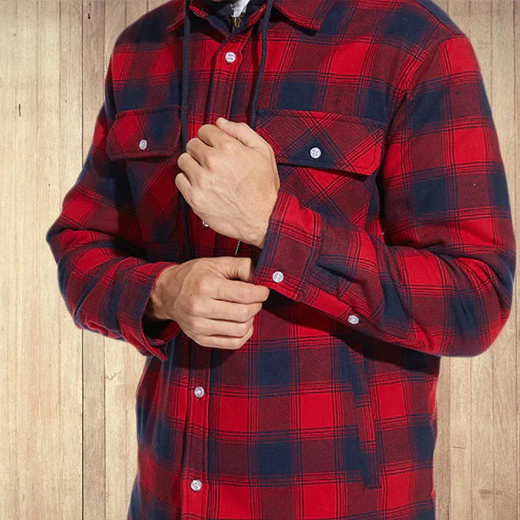 Joel | Checked Hooded Jacket