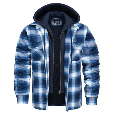 Joel | Checked Hooded Jacket