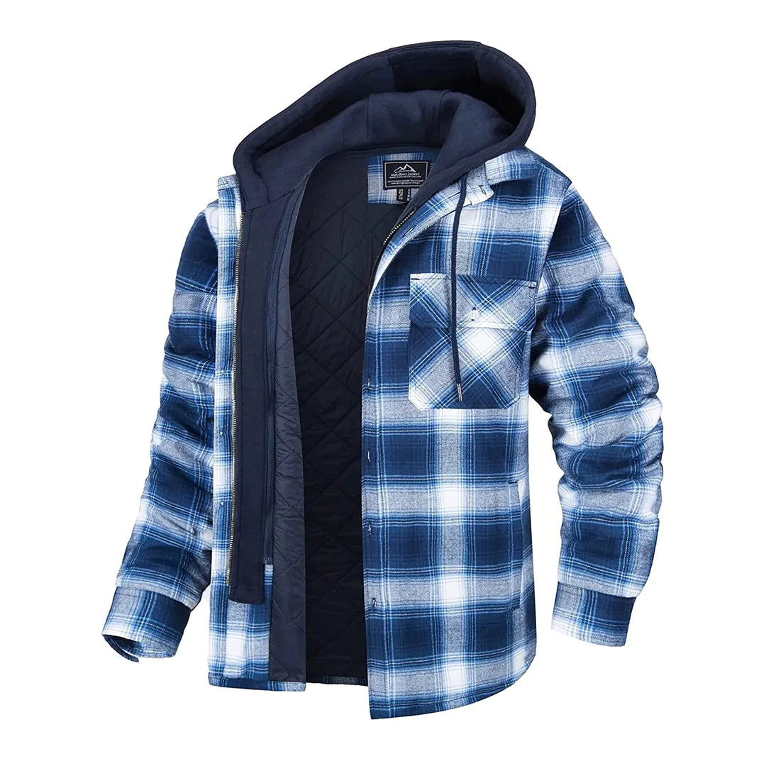 Joel | Checked Hooded Jacket