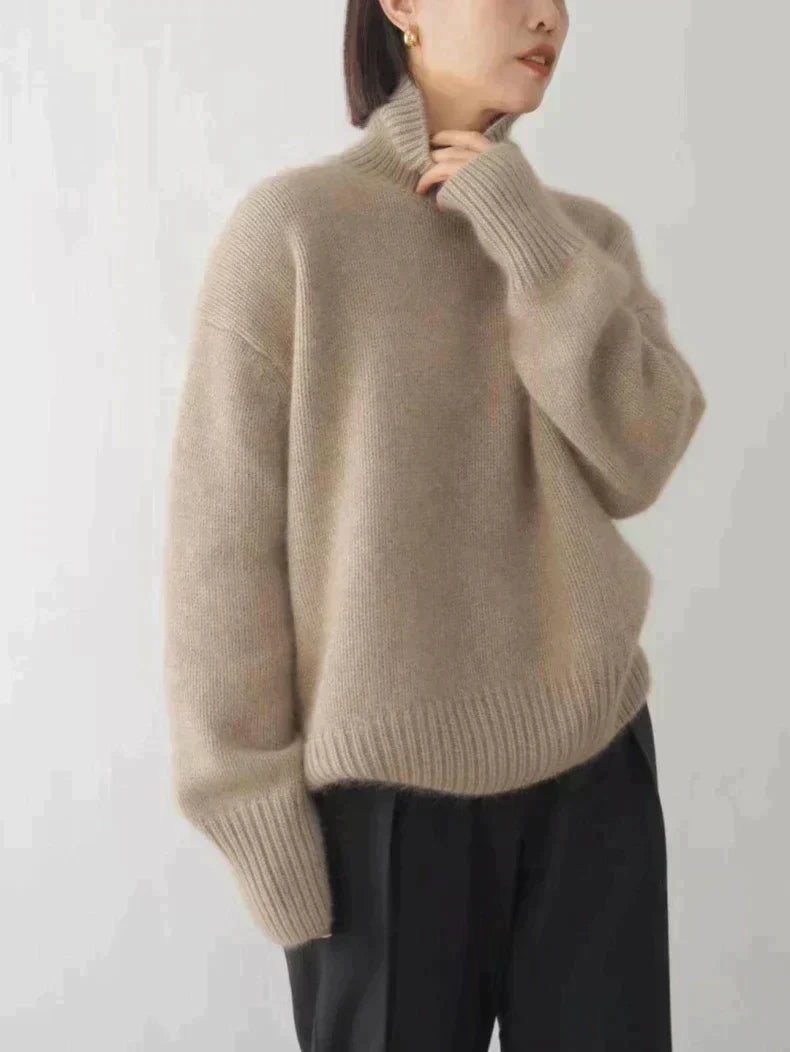 Larie | High Neck Cashmere Sweater