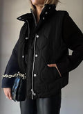 DARCY™ - Chic Lightweight Button-Up Puffer Vest