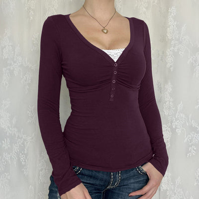 PALYA™ - Comfy V-Neck Long Sleeve Top
