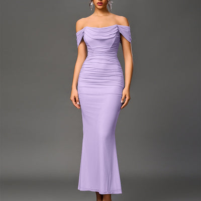 EUNOIA™ - Elegant Off Shoulder Backless Mermaid Dress