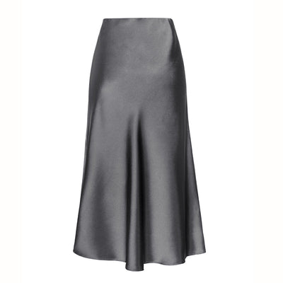 KEITH™ - Elegant High Waist Side Slit Midi Skirt