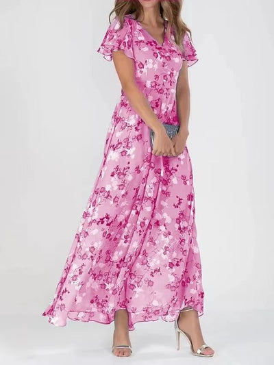 BRENDA™ – Flowing Floral Maxi Dress