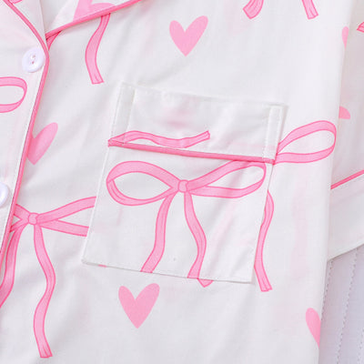 SHAKILA™ - Casual Crop Shirt and Short Pajama Set