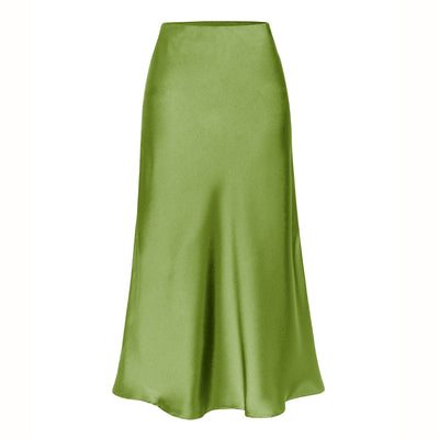 KEITH™ - Elegant High Waist Side Slit Midi Skirt