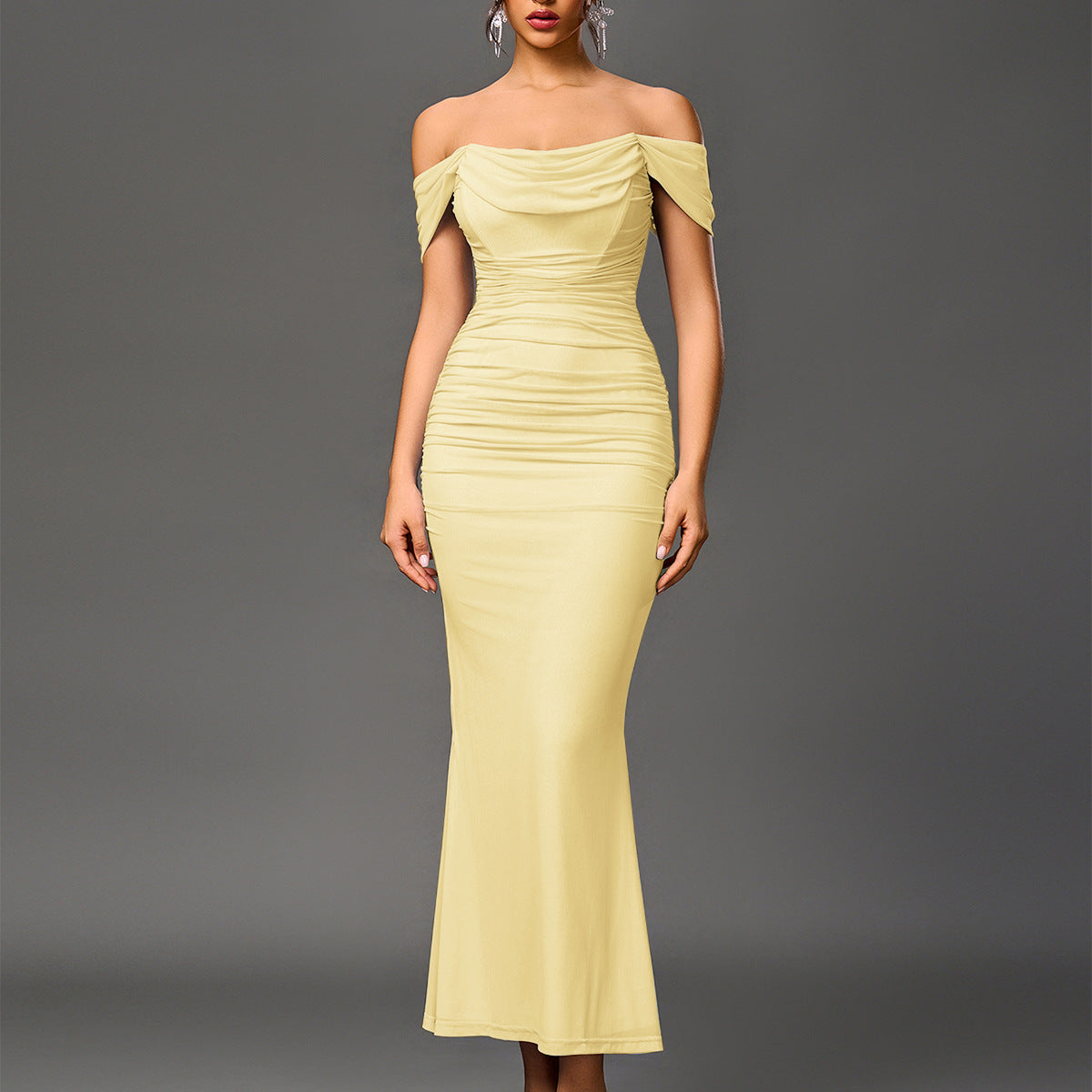 WINNA™ - Elegant Off Shoulder Backless Mermaid Dress