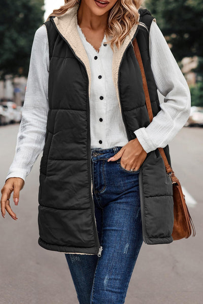 MISHELLE™ - Reversible Warm Hooded Vest