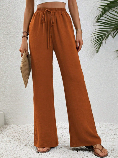 NIKU™ - Casual Wide Leg Drawstring Pants