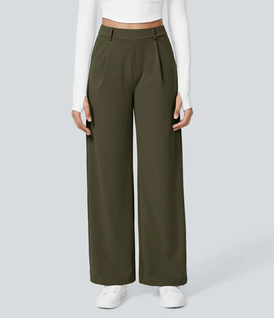CHARMIE™ - Casual High Waist Straight Leg Pants