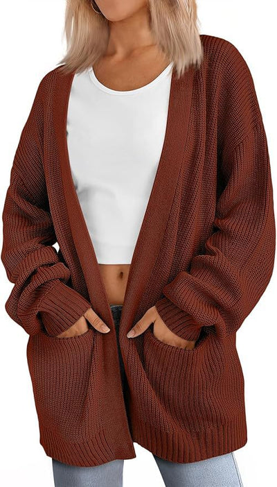 HANSEL™ - Lightweight Loose V-Neck Cardigan