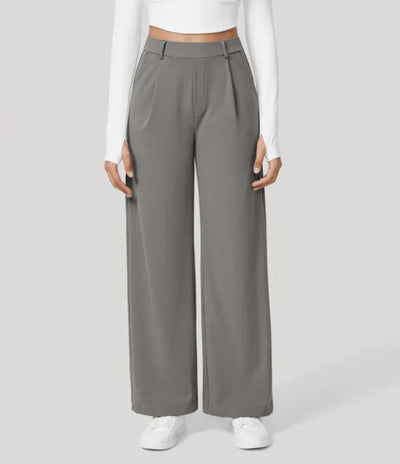 CHARMIE™ - Casual High Waist Straight Leg Pants