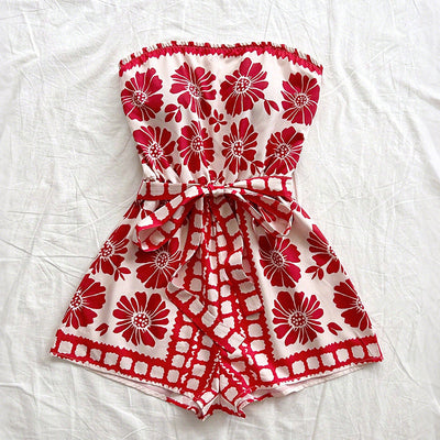 MAGNOLIA™ - Chic Summer Tube Top Short Jumpsuit