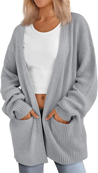 HANSEL™ - Lightweight Loose V-Neck Cardigan