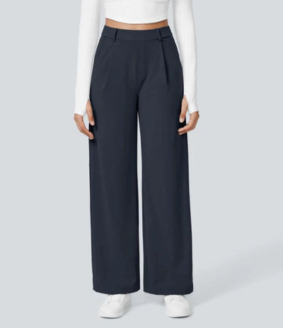 CHARMIE™ - Casual High Waist Straight Leg Pants