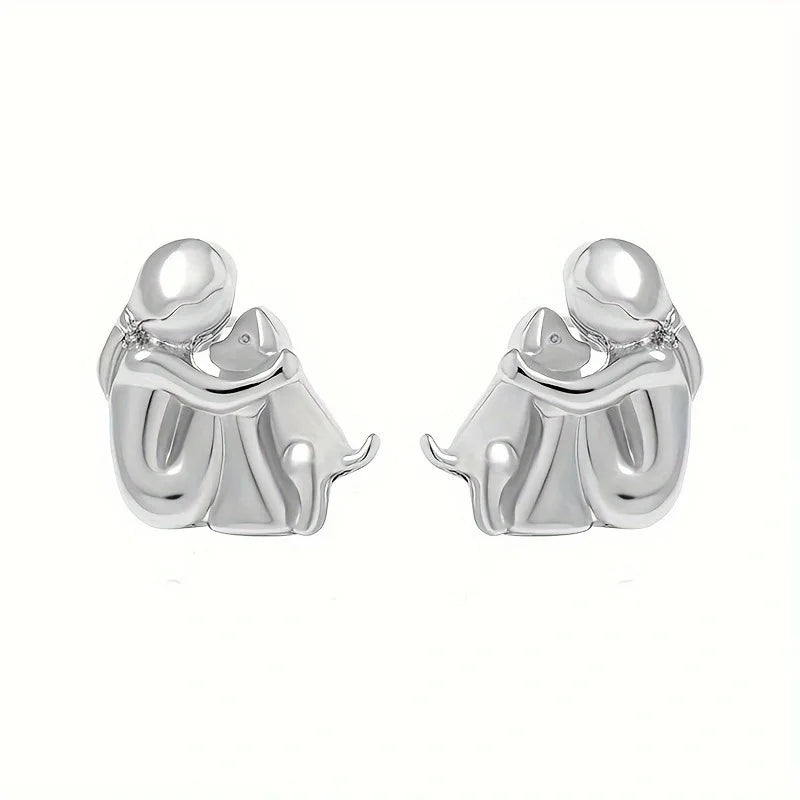 Thalassa | Dog Embrace Earring
