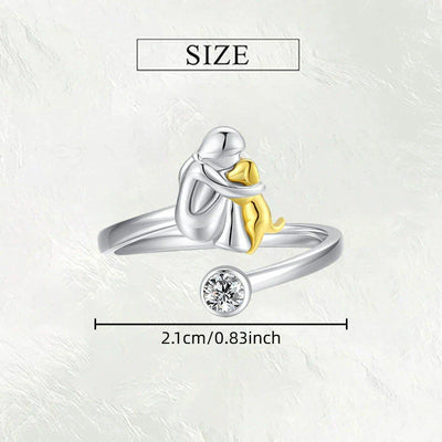 Veera | Dog Embrace Ring