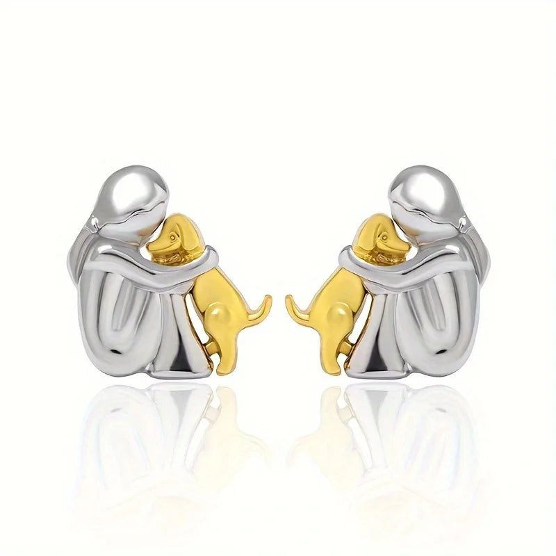 Thalassa | Dog Embrace Earring