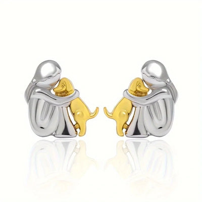 Thalassa | Dog Embrace Earring