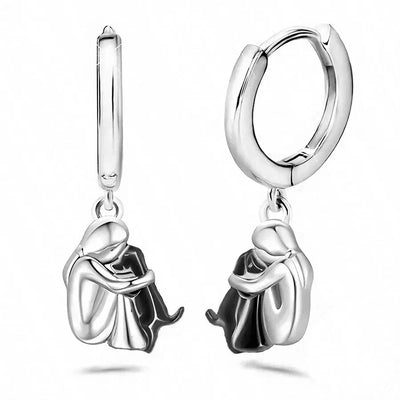 Selene | Dog Embrace Earrings