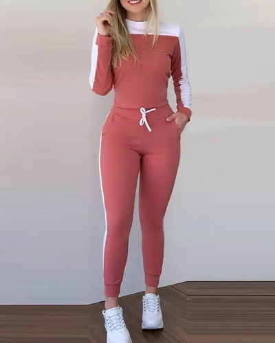 FARRAH™ – Relaxed Fit Sporty Two-Piece Set