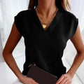 MAELYN™ – Sleek V-Neck Blouse