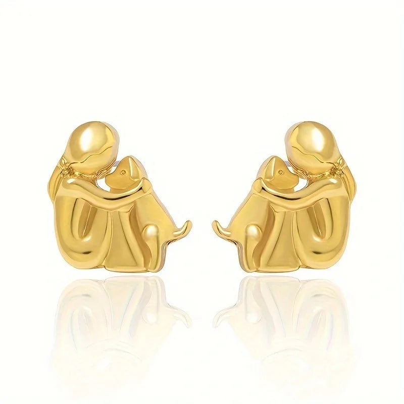 Thalassa | Dog Embrace Earring
