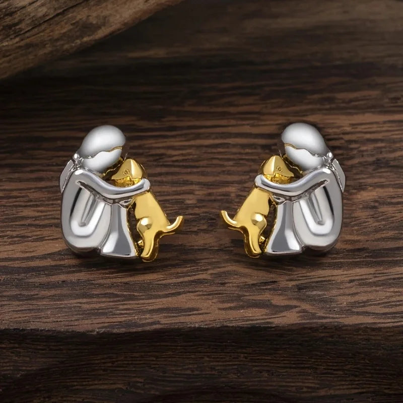 Thalassa | Dog Embrace Earring