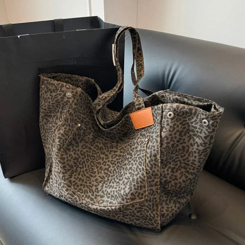 ODILE™– Effortless Chic Leopard Tote Bag