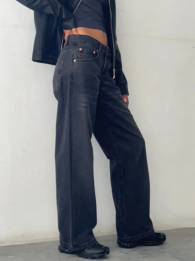 SYLVAINE™ – Vintage Casual Baggy Jeans