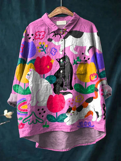 AMARI™ - Cat Art Shirt