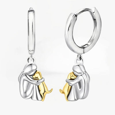 Selene | Dog Embrace Earrings