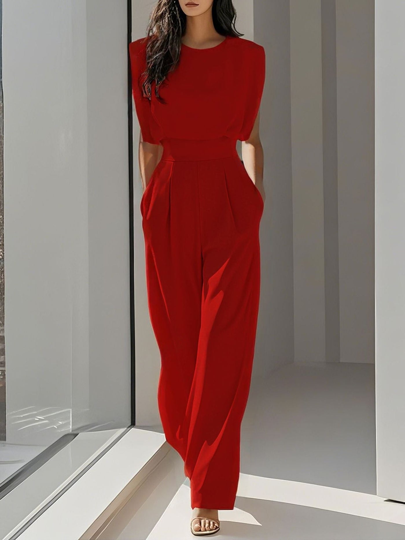 PAQUITA™ - Elegant Sleeveless Summer Jumpsuit